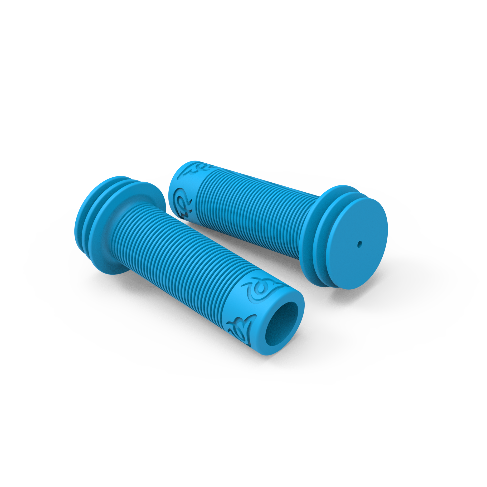 22mm Handlebar grips - Cyan